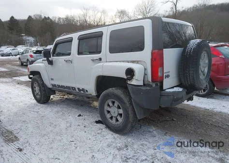 2007 Hummer H3 Suv из США, поврежденный, VIN 5GTDN13E178139168